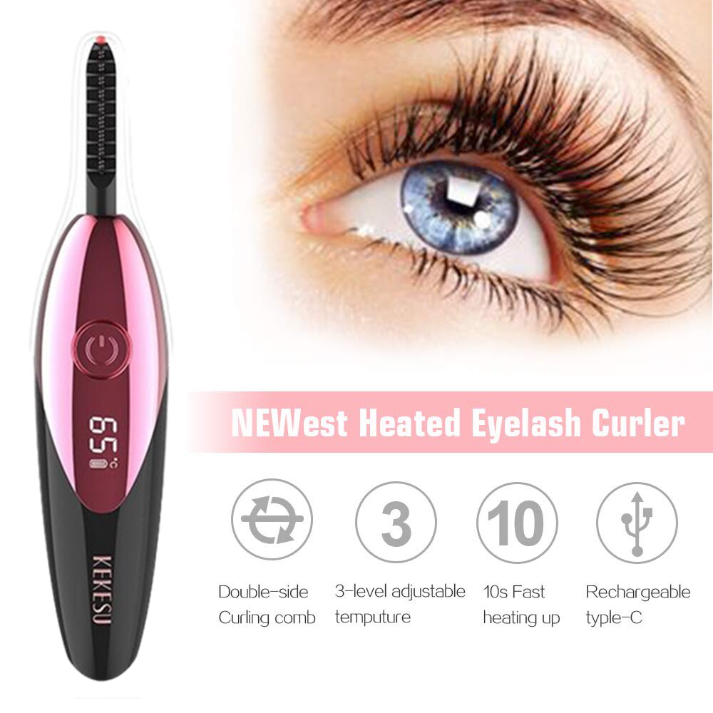 Kekesu Portable Digital Heated Eyelash Curler