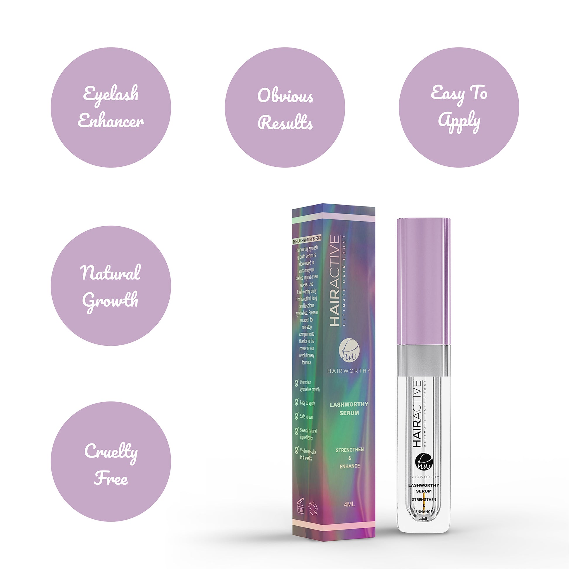 Eyelash enhancer, Natural growth and Cruelty free 